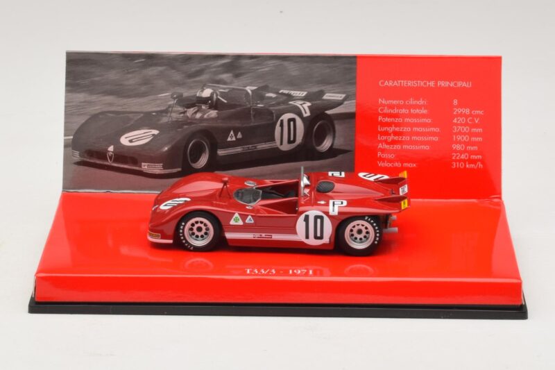 Alfa Romeo T33/3 #10 R. Stommelen / N. Galli ADAC 1000km Nurburgring 1971 Sin Caja Exterior Minichamps 1:43 Alfa Romeo T33/3 #10 R. Stommelen / N. Galli ADAC 1000km Nurburgring 1971 Sin Caja Exterior Minichamps 1:43 436711210-R1 Meta