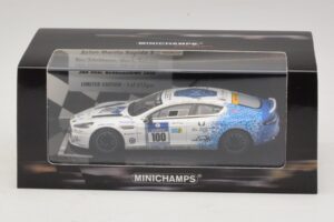 Aston Martin Rapide S #100 Bez / Schubauer 24 Hours of Nurburgring 2013 Minichamps 1:43 437131300 Metal - imagen 5 de 5