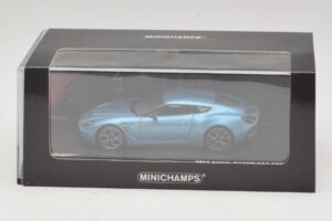 Aston Martin V12 Zagato Alba Blue Minichamps 1:43 437137222 Metal - imagen 5 de 5