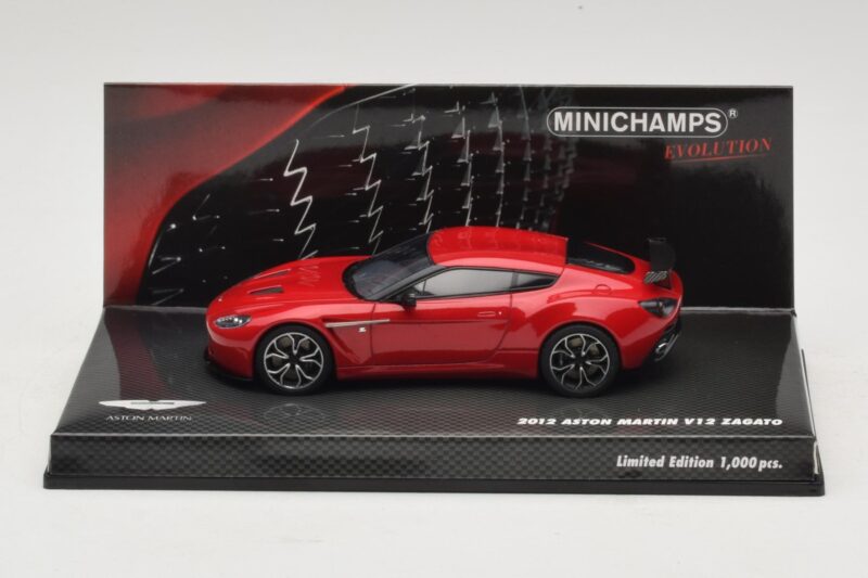 Aston Martin V12 Zagato Rojo Minichamps 1:43 437137220 Metal