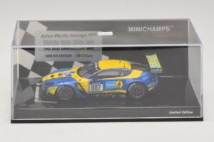 Aston Martin Vantage GT3 #007 A. Simonsen / Turner 24 Hours of Nurburgring 2013 Minichamps 1:43 437131307 Metal - imagen 4 de 5