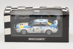 Audi Quattro #4 S. Blomqvist / B. Cederberg Rally Sweden Winner 1982 Minichamps 1:43 430821904 Metal - imagen 4 de 4