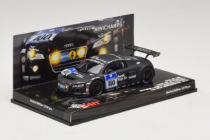 Audi R8 LMS GT3 #100 M. Ekstrom / O. Jarvis Abt Sportsline 24 Hours of Nurburgring 2010 Minichamps 1:43 437101900 Metal - imagen 2 de 5