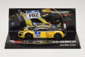 Audi R8 LMS GT3 #102 H-J. Stuck / H. Heyer Black Falcon 24 Hours of Nurburgring 2010 Minichamps 1:43 437101912 Metal