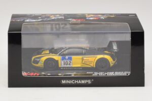 Audi R8 LMS GT3 #102 H-J. Stuck / H. Heyer Black Falcon 24 Hours of Nurburgring 2010 Minichamps 1:43 437101912 Metal - imagen 5 de 5