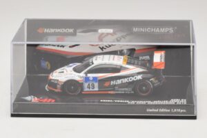 Audi R8 LMS GT3 #49 Krebs / Vogler Hankook 24 Hours of Nurburgring 2010 Minichamps 1:43 437101949 Metal - imagen 4 de 5
