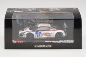 Audi R8 LMS GT3 #97 Phoenix Racing 24 Hours of Nurburgring 2010 Minichamps 1:43 437101997 Metal - imagen 5 de 5