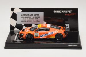 Audi R8 LMS Ultra #100 MS Racing Patel / Dobitsch ADAC GT Masters 2013 Minichamps 1:43 437130100 Metal