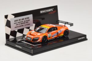 Audi R8 LMS Ultra #100 MS Racing Patel / Dobitsch ADAC GT Masters 2013 Minichamps 1:43 437130100 Metal - imagen 2 de 5