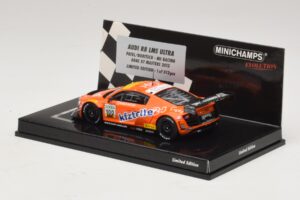Audi R8 LMS Ultra #100 MS Racing Patel / Dobitsch ADAC GT Masters 2013 Minichamps 1:43 437130100 Metal - imagen 3 de 5