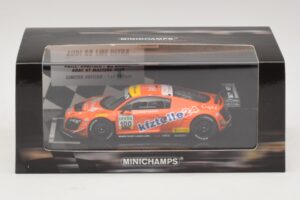 Audi R8 LMS Ultra #100 MS Racing Patel / Dobitsch ADAC GT Masters 2013 Minichamps 1:43 437130100 Metal - imagen 5 de 5