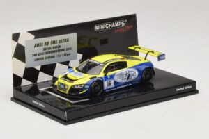 Audi R8 LMS Ultra #16 Busch 24 Hours of Nurburgring 2013 Minichamps 1:43 437130116 Metal - imagen 2 de 5