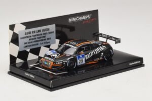 Audi R8 LMS Ultra #29 Team WRT Sandstorm L. Vanthoor 24 Hours of Nurburgring 2013 Minichamps 1:43 437130129 Metal - imagen 2 de 5