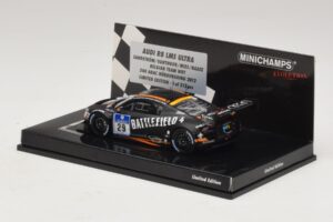 Audi R8 LMS Ultra #29 Team WRT Sandstorm L. Vanthoor 24 Hours of Nurburgring 2013 Minichamps 1:43 437130129 Metal - imagen 3 de 5