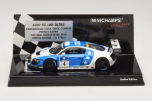 Audi R8 LMS Ultra #4 Phoenix Racing Ammermuller / H-J. Stuck 24 Hours of Nurburgring 2013 Minichamps 1:43 437131304 Metal