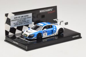 Audi R8 LMS Ultra #4 Phoenix Racing Ammermuller / H-J. Stuck 24 Hours of Nurburgring 2013 Minichamps 1:43 437131304 Metal - imagen 2 de 5