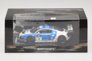 Audi R8 LMS Ultra #4 Phoenix Racing Ammermuller / H-J. Stuck 24 Hours of Nurburgring 2013 Minichamps 1:43 437131304 Metal - imagen 5 de 5