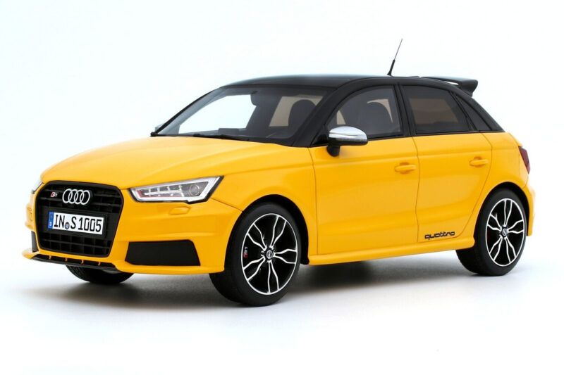 Audi S1 8X Sportback Vegas Yellow Otto 1:18 OT1246 Resina