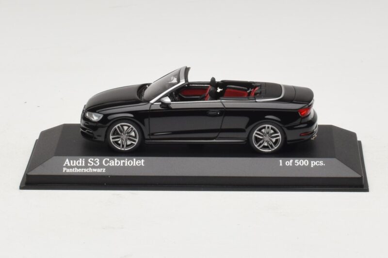 Audi S3 8P Descapotable Negro Minichamps 1:43 437013030 Metal
