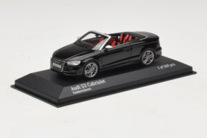 Audi S3 8P Descapotable Negro Minichamps 1:43 437013030 Metal - imagen 2 de 4