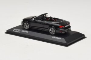 Audi S3 8P Descapotable Negro Minichamps 1:43 437013030 Metal - imagen 3 de 4