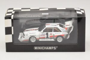 Audi Sport Quattro S1 #1 W. Rohrl Pikes Peak International Hill Climb Winner Record 1987 Minichamps 1:43 410871201 Metal - imagen 4 de 4