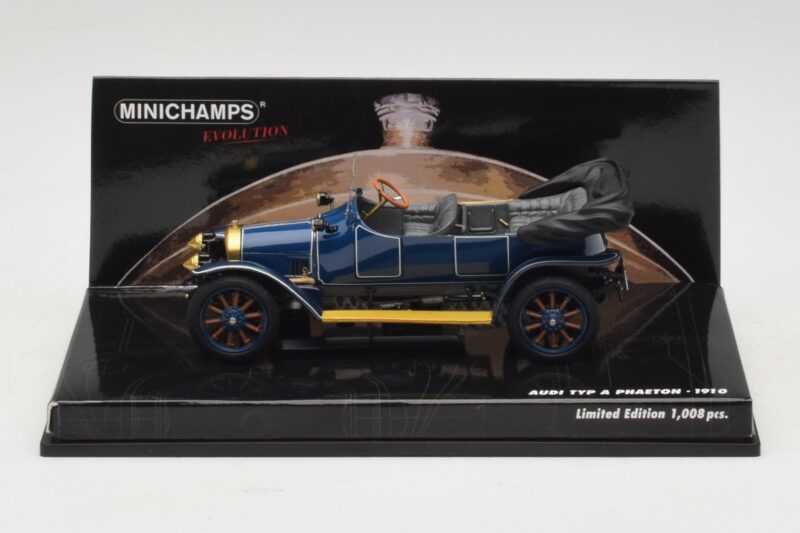 Audi Typ A Phaeton Azul Minichamps 1:43 Audi Typ A Phaeton Azul Minichamps 1:43 437019031 Metal