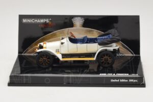 Audi Typ A Phaeton Blanco Azul Minichamps 1:43 437019032 Metal