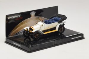 Audi Typ A Phaeton Blanco Azul Minichamps 1:43 437019032 Metal - imagen 2 de 5