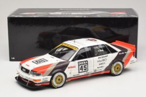Audi V8 Quattro DTM #45 F. Biela Team AZR 1991 Minichamps 1:18 100911045 Metal - imagen 8 de 8