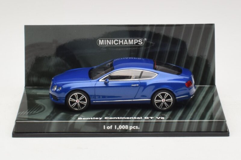 Bentley Continental GT V8 Azul Metalizado Minichamps 1:43 Bentley Continental GT V8 Azul Metalizado Minichamps 1:43 436139982 Metal