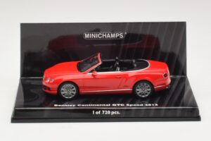Bentley Continental GTC Speed Rojo Minichamps 1:43 Bentley Continental GTC Speed Rojo Minichamps 1:43 436139061 Metal