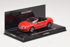 Bentley Continental GTC Speed Rojo Minichamps 1:43 436139061 Metal - imagen 2 de 4