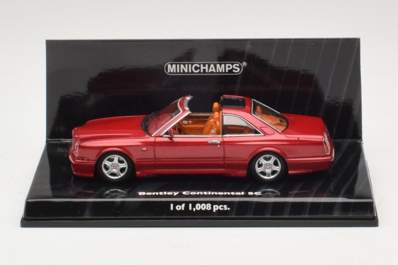 Bentley Continental SC Rojo Metalizado Minichamps 1:43 Bentley Continental SC Rojo Metalizado Minichamps 1:43 436139991 Metal