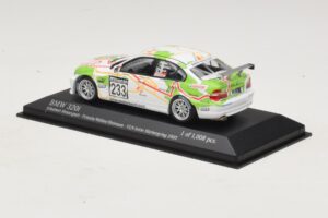 BMW 320i E46 #233 A. Priaulx / J. Muller Schubert Motorsport VLN Nurburgring 2005 Minichamps 1:43 400052433 Metal - imagen 3 de 4