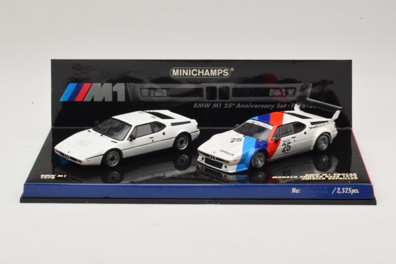 BMW M1 Set 25º Aniversario Minichamps 1:43 402025025 Metal