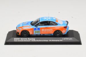 BMW M235i Team Adrenalin #308 Fischer / Zils 24 Hours of Nurburgring 2014 Minichamps 1:43 437142408 Metal