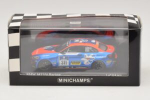 BMW M235i Team Medienkraftwerk #311 Di Martino / Olivo 24 Hours of Nurburgring 2014 Minichamps 1:43 437142411 Metal - imagen 4 de 4
