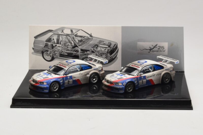 BMW M3 GTR Schnitzer Motorsport J. Müller / D. Müller / H-J. Stuck / P. Lamy Nürburgring 24 Hours Edición Ganador Set 2004 Minichamps 1:43 BMW M3 GTR Schnitzer Motorsport J. Müller / D. Müller / H-J. Stuck / P. Lamy Nürburgring 24 Hours Edición Ganador Set 2004 Mi