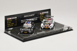 BMW M3 & M4 DTM Champions Set B. Spengler / M. Wittmann 2012 & 2014 Minichamps 1:43 412020723 Metal - imagen 2 de 5
