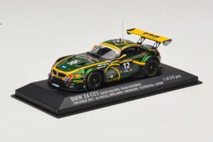 BMW Z4 GT3 Saudi Falcons #12 Al Faisal / Binladen 24 Hours of Dubai 2013 Minichamps 1:43 437132412 Metal - imagen 2 de 4
