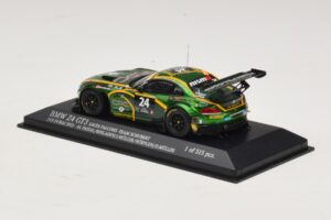 BMW Z4 GT3 Saudi Falcons #24 Al Faisal / Binladen 24 Hours of Dubai 2013 Minichamps 1:43 437132424 Metal - imagen 3 de 4