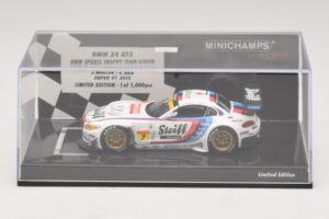 BMW Z4 GT3 Steiff #7 Muller / Ara Super GT 2015 Minichamps 1:43 447152007 Metal - imagen 4 de 5