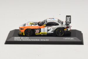 BMW Z4 GT3 TDS Racing #25 Hassid / Badey 24 Hours of Spa 2013 Minichamps 1:43 437132435 Metal