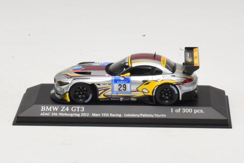 BMW Z4 GT3 VDS Racing #29 B. Leinders / M. Palttala 24 Hours of Nurburgring 2012 Minichamps 1:43 BMW Z4 GT3 VDS Racing #29 B. Leinders / M. Palttala 24 Hours of Nurburgring 2012 Minichamps 1:43 437122929 Metal