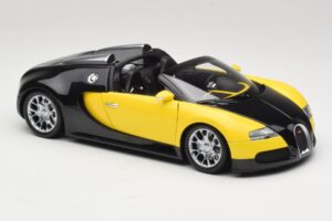 Bugatti Veyron Grand Sport Black Lemon Minichamps 1:18 100110831 Metal - imagen 6 de 8