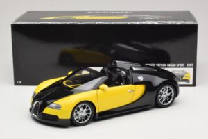 Bugatti Veyron Grand Sport Black Lemon Minichamps 1:18 100110831 Metal - imagen 8 de 8