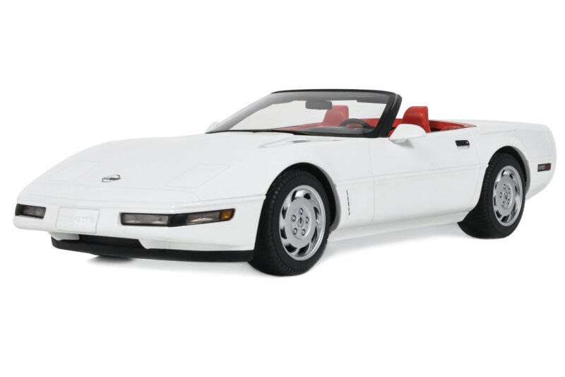 Chevrolet Corvette C4 Descapotable Arctic White GT Spirit 1:18 GT580 Resina