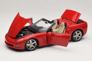 Chevrolet Corvette C6 Descapotable Rojo AUTOart 1:18 71221 Metal - imagen 2 de 8