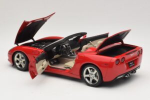 Chevrolet Corvette C6 Descapotable Rojo AUTOart 1:18 71221 Metal - imagen 5 de 8
